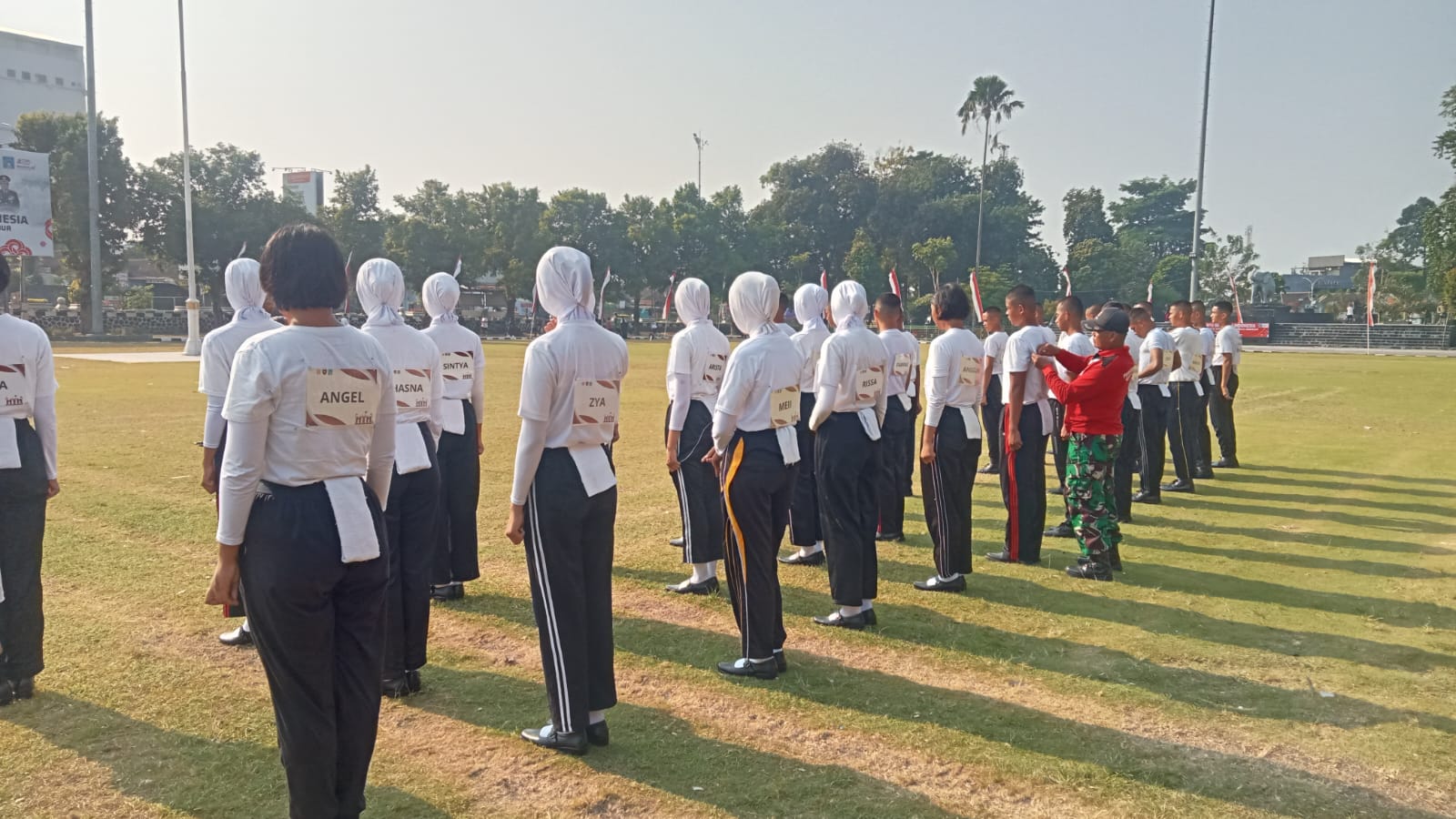 Anggota Kodim Sleman Pastikan Paskibra Siap Melaksanakan Tugas