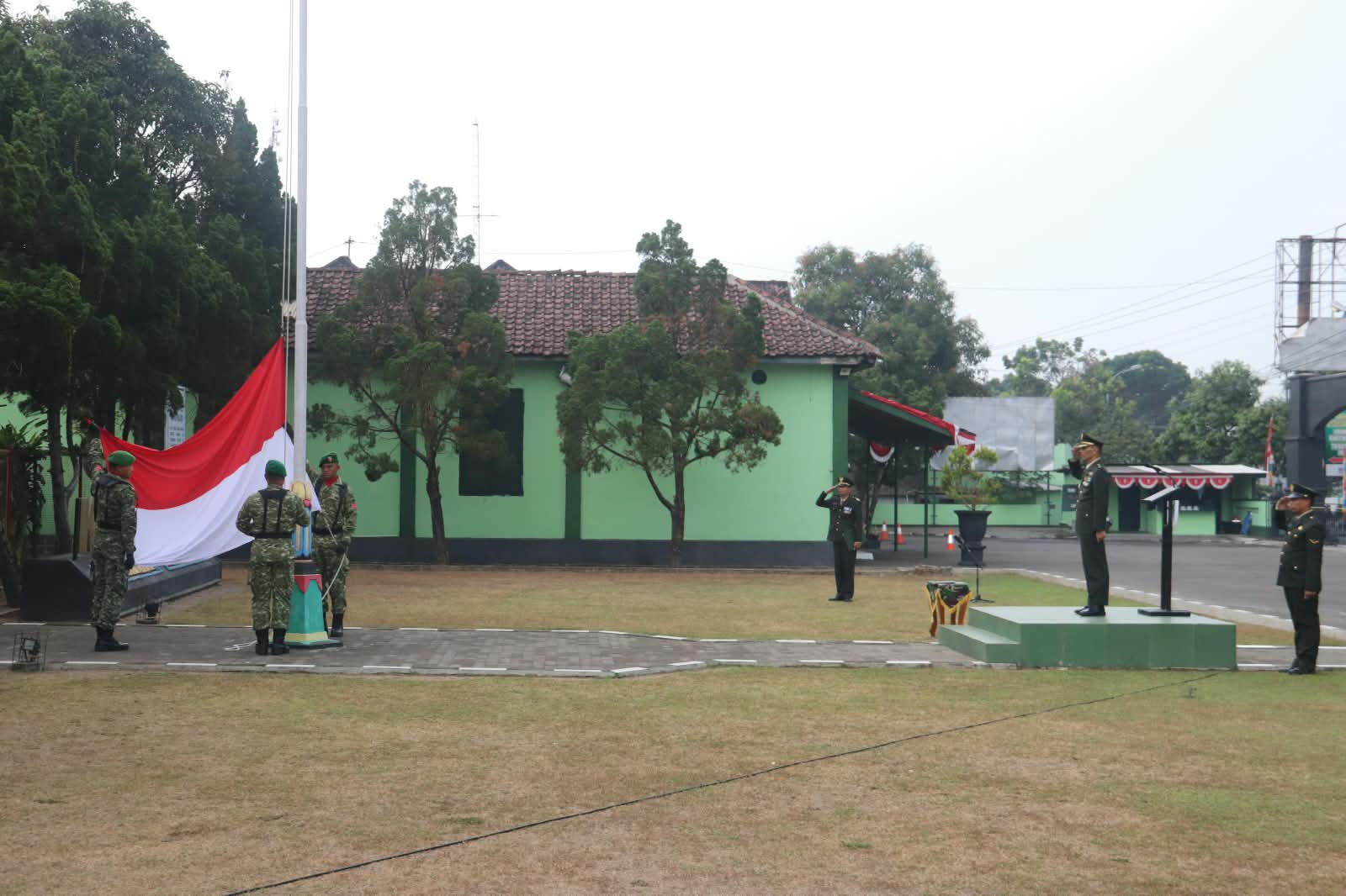 Kodim Sleman Gelar Upacara Peringatan HUT RI Ke 81