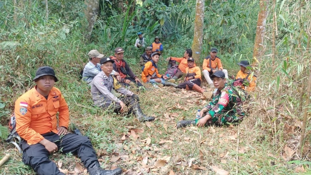 Koramil Turi Sleman dan Tim SAR Gabungan Lakukan Pencarian Orang Hilang