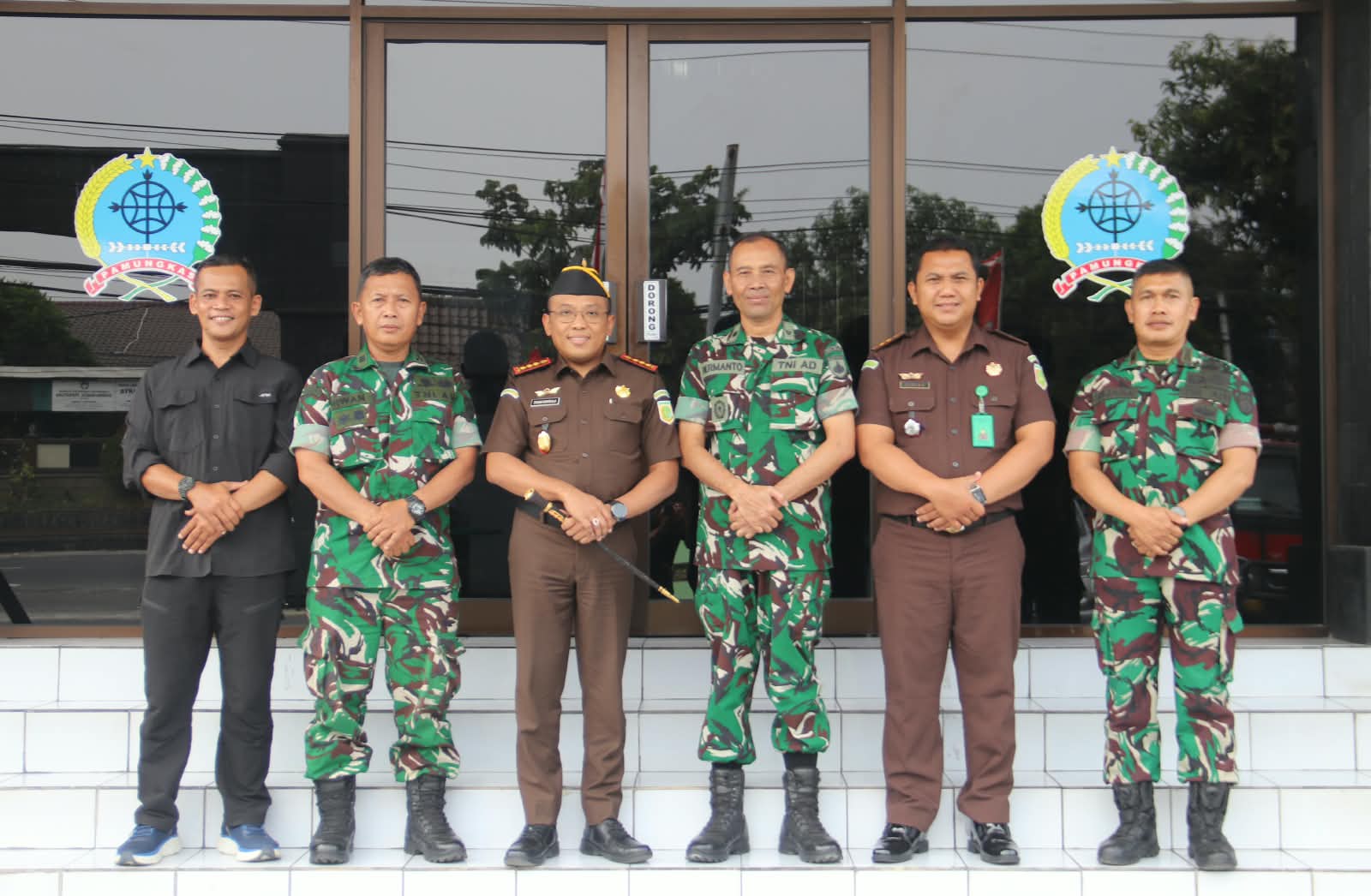 Kodim Sleman Terima Kunker Kajari Sleman