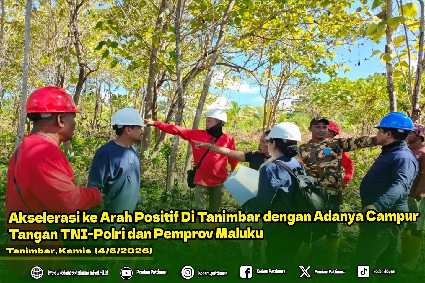 Akselerasi ke Arah Positif Di Tanimbar dengan Adanya Campur Tangan TNI-Polri dan Pemprov Maluku