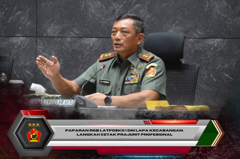 Paparan RGB Latposko I Diklapa Kecabangan, Langkah cetak Prajurit Profesional