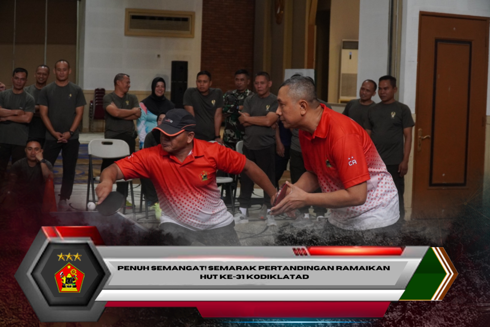 Penuh Semangat! Semarak Pertandingan Ramaikan HUT ke-31 Kodiklatad