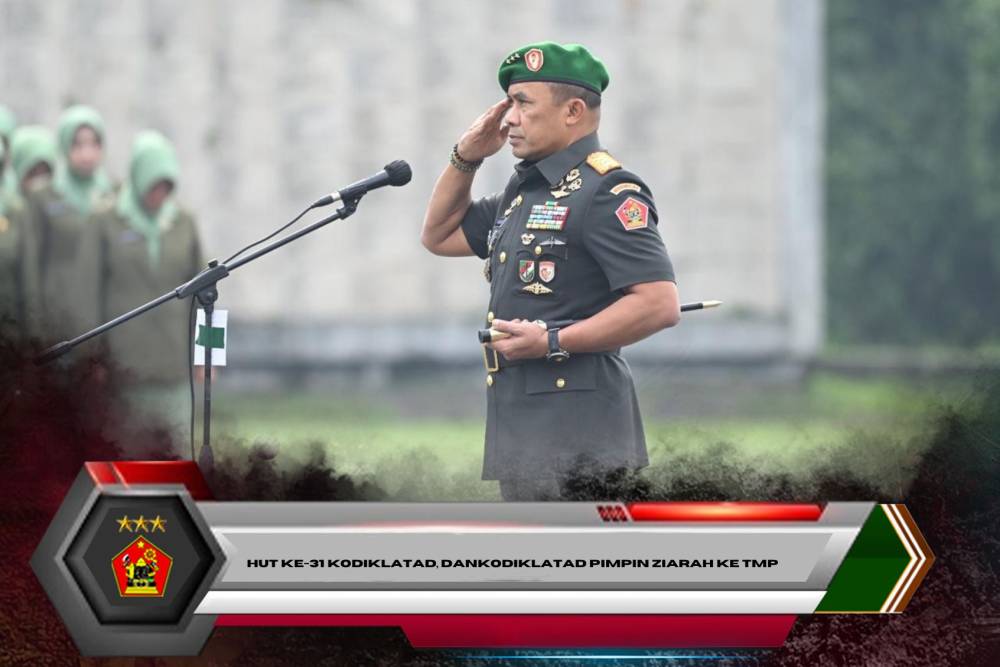 HUT KE-31 Kodiklatad , Dankodiklatad Pimpin Ziarah Ke TMP