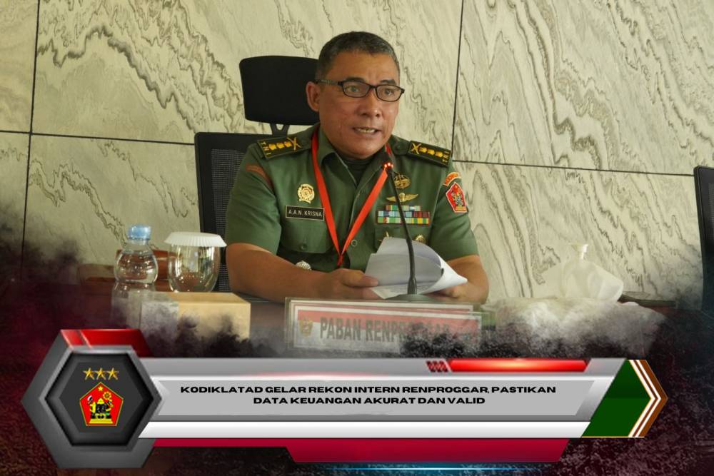 Kodiklatad Gelar Rekon Intern Renproggar, Pastikan Data Keuangan Akurat dan Valid