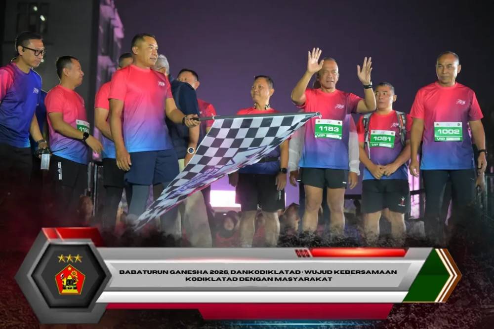BabatuRun Ganesha 2026, Dankodiklatad : Wujud Kebersamaan Kodiklatad Dengan Masyarakat