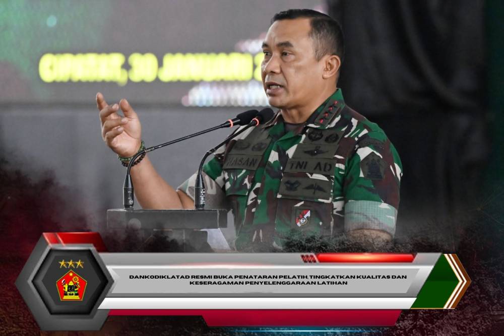 Dankodiklatad Resmi Buka Penataran Pelatih, Tingkatkan Kualitas dan Keseragaman Penyelenggaraan Latihan