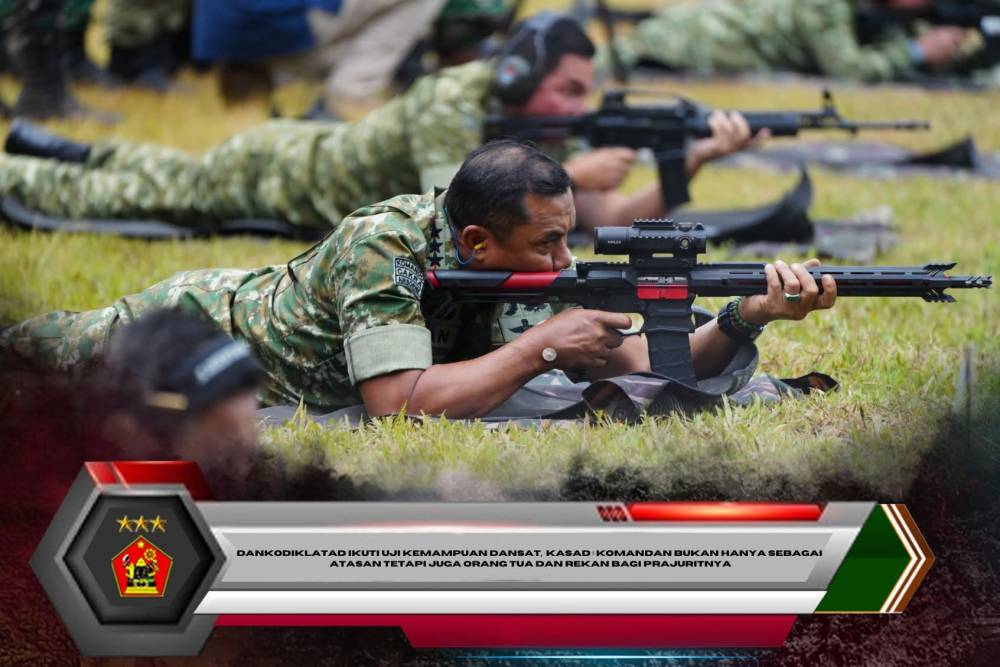 Dankodiklatad Ikuti Uji Kemampuan Dansat, Kasad : Komandan Bukan Hanya Sebagai Atasan Tetapi Juga Orang Tua dan Rekan Bagi Prajuritnya