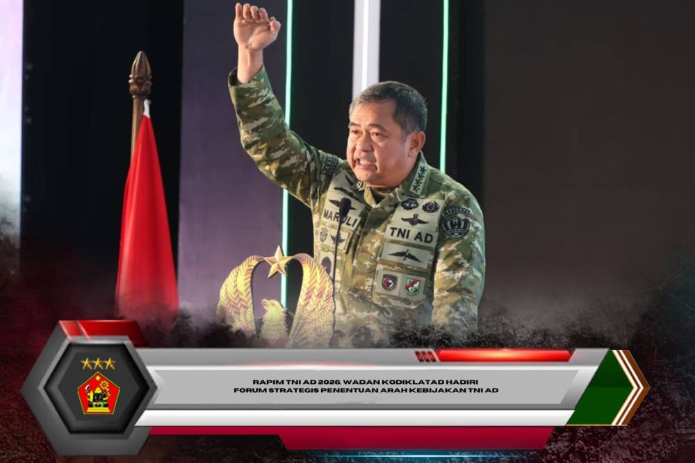 Rapim TNI AD 2026, Wadan Kodiklatad Hadiri Forum Strategis Penentuan Arah Kebijakan TNI AD