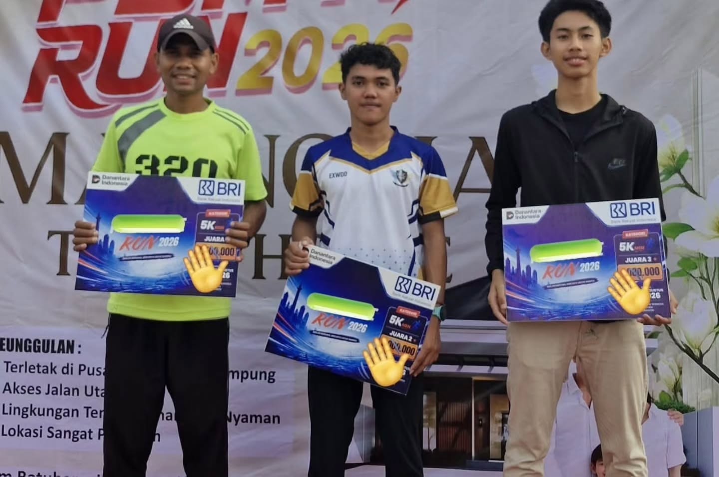 Dua Hari Berturut-turut, Prajurit Yonif 320 Kostrad Sapu Podium 5K