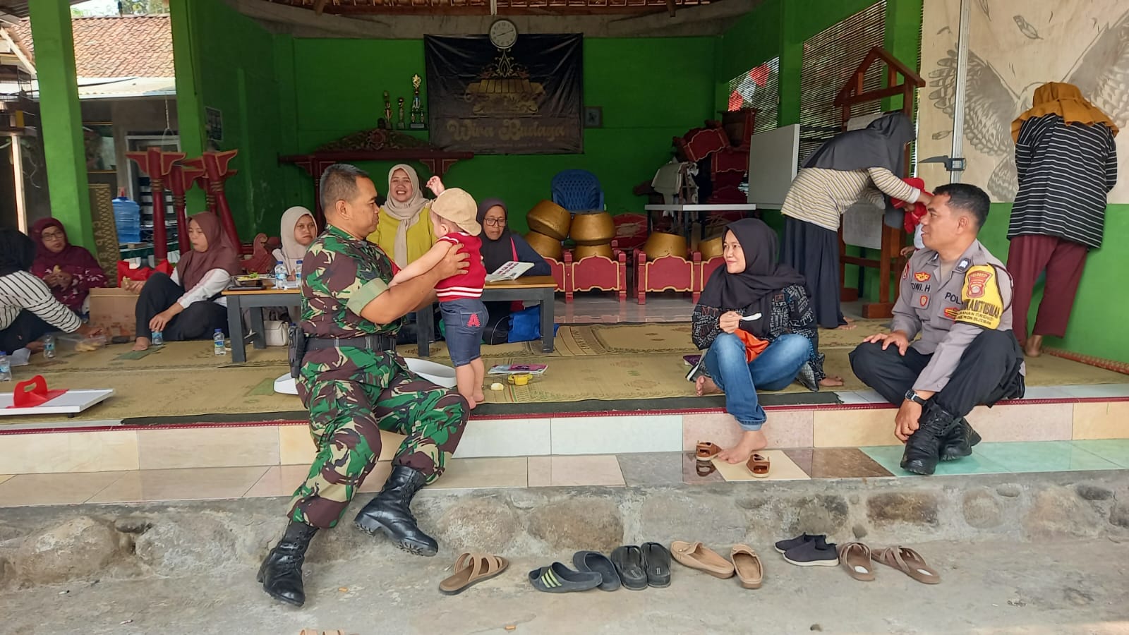 Babinsa Dukung Posyandu dan Posbindu diwilayah