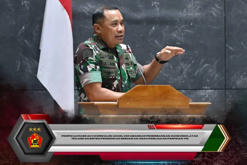 Pimpin Uji Naskah II Kurikulum Akmil Kecabangan Penerbangan, Dankodiklatad Tekankan Sistem Pendidikan Sesuaikan Arah Kebijakan Pimpinan TNI
