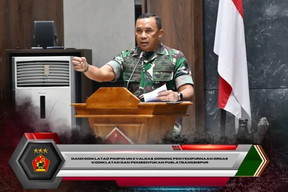 Dankodiklatad Pimpin UN II Valdas, Dorong Penyempurnaan Orgas Kodiklatad dan Pembentukan Puslatbangsispur