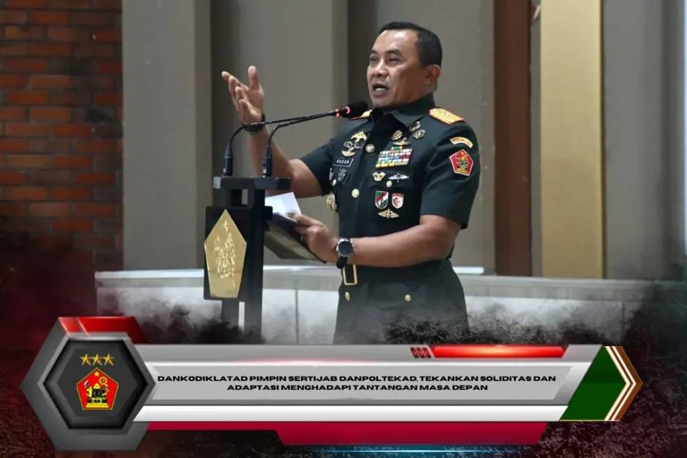 Dankodiklatad Pimpin Sertijab Danpoltekad, Tekankan Soliditas dan Adaptasi Menghadapi Tantangan Masa Depan