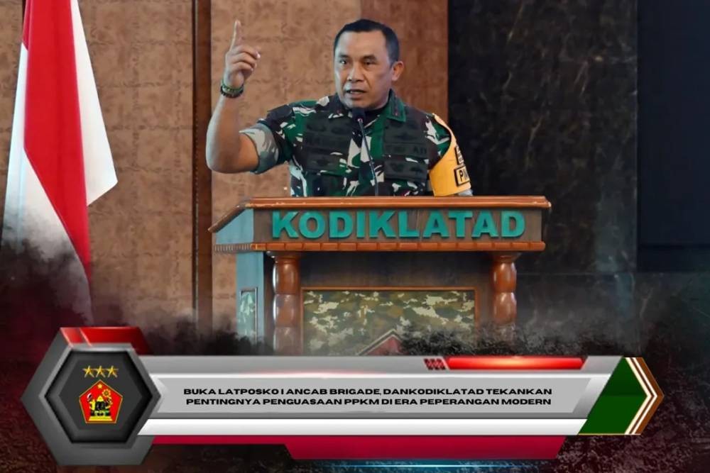 Buka Latposko I Ancab Brigade, Dankodiklatad Tekankan Pentingnya Penguasaan PPKM di Era Peperangan Modern