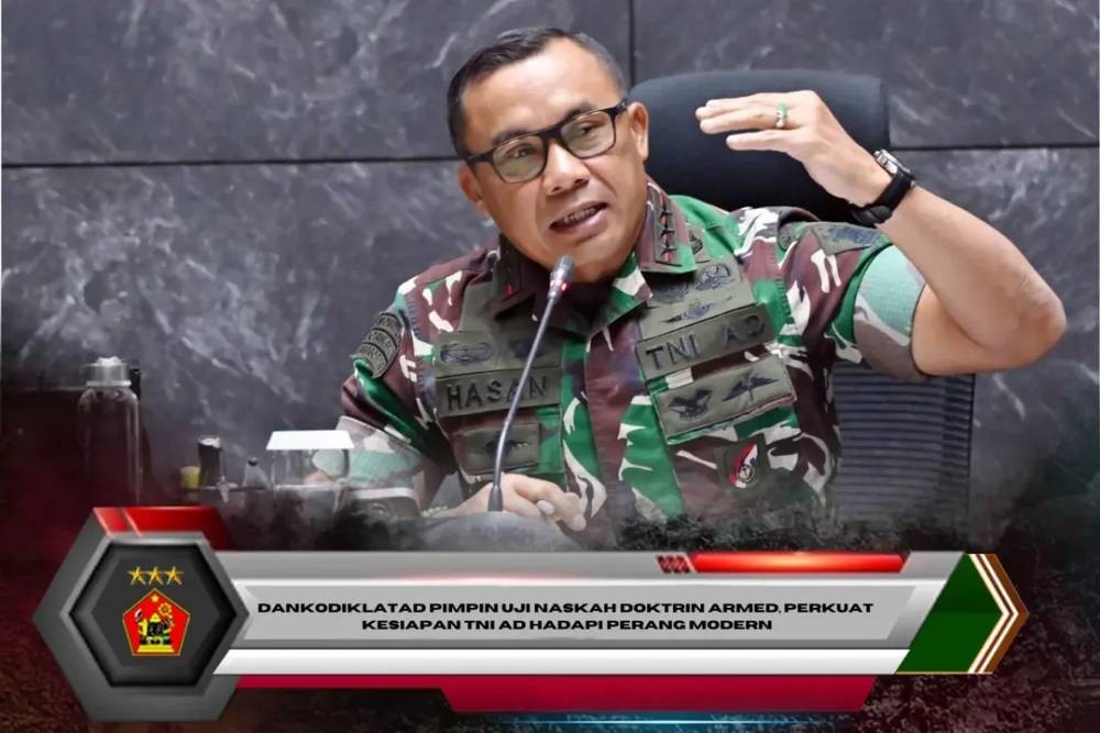 Dankodiklatad Pimpin Uji Naskah Doktrin Armed, Perkuat Kesiapan TNI AD Hadapi Perang Modern