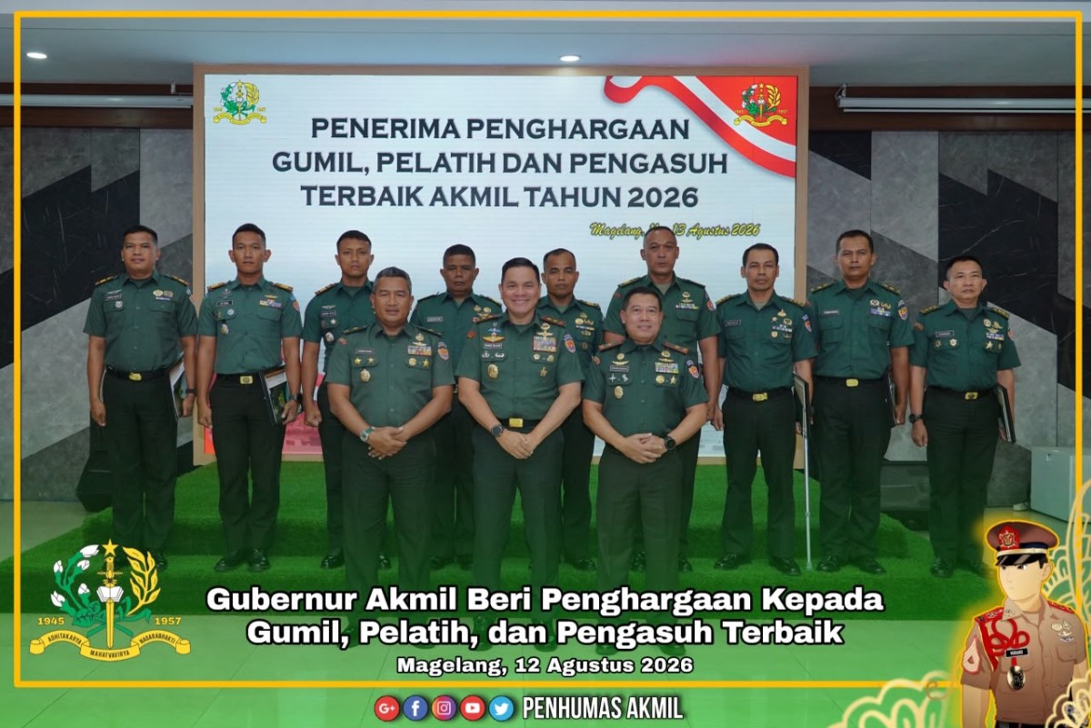 Gubernur Akmil Beri Penghargaan  kepada Gumil, Pelatih, dan Pengasuh Terbaik