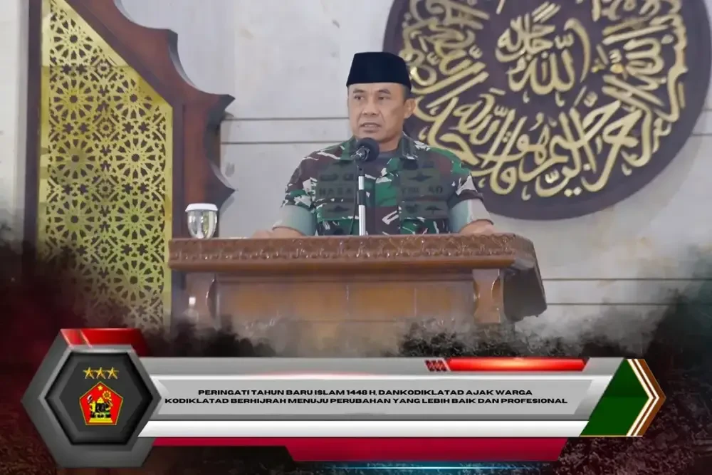 Peringati Tahun Baru Islam 1448 H, Dankodiklatad Ajak Warga Kodiklatad Berhijrah Menuju Perubahan yang Lebih Baik dan Profesional