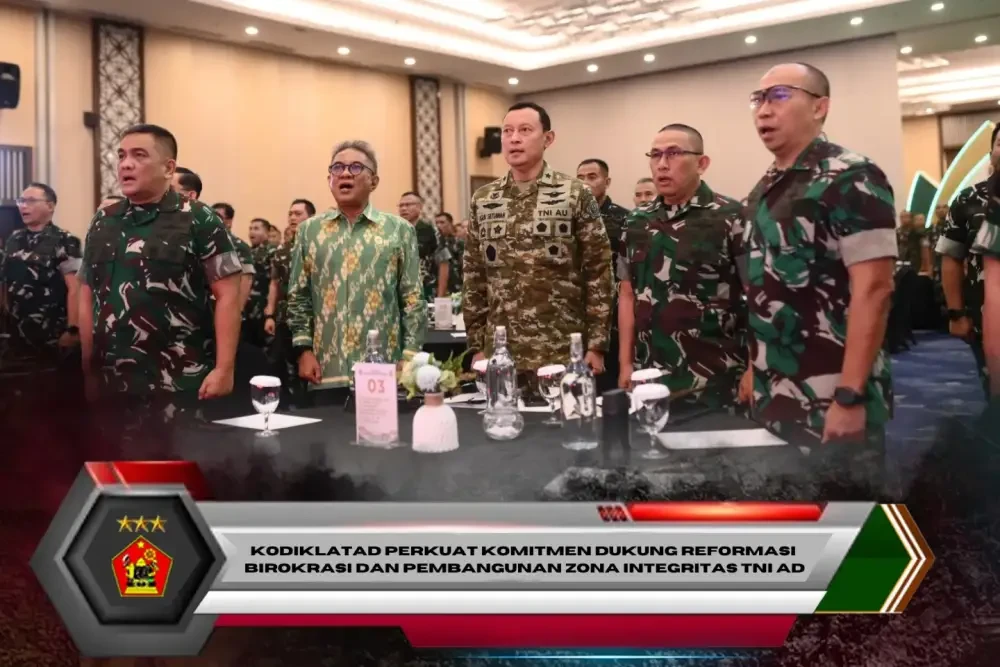 Kodiklatad Perkuat Komitmen Dukung Reformasi Birokrasi dan Pembangunan Zona Integritas TNI AD