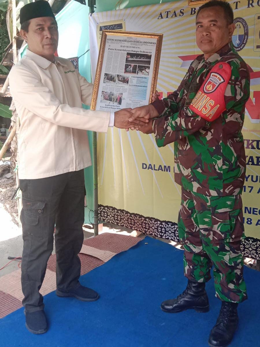 Babinsa Koramil Sleman Hadiri Penyerahan Rumah Layak Huni