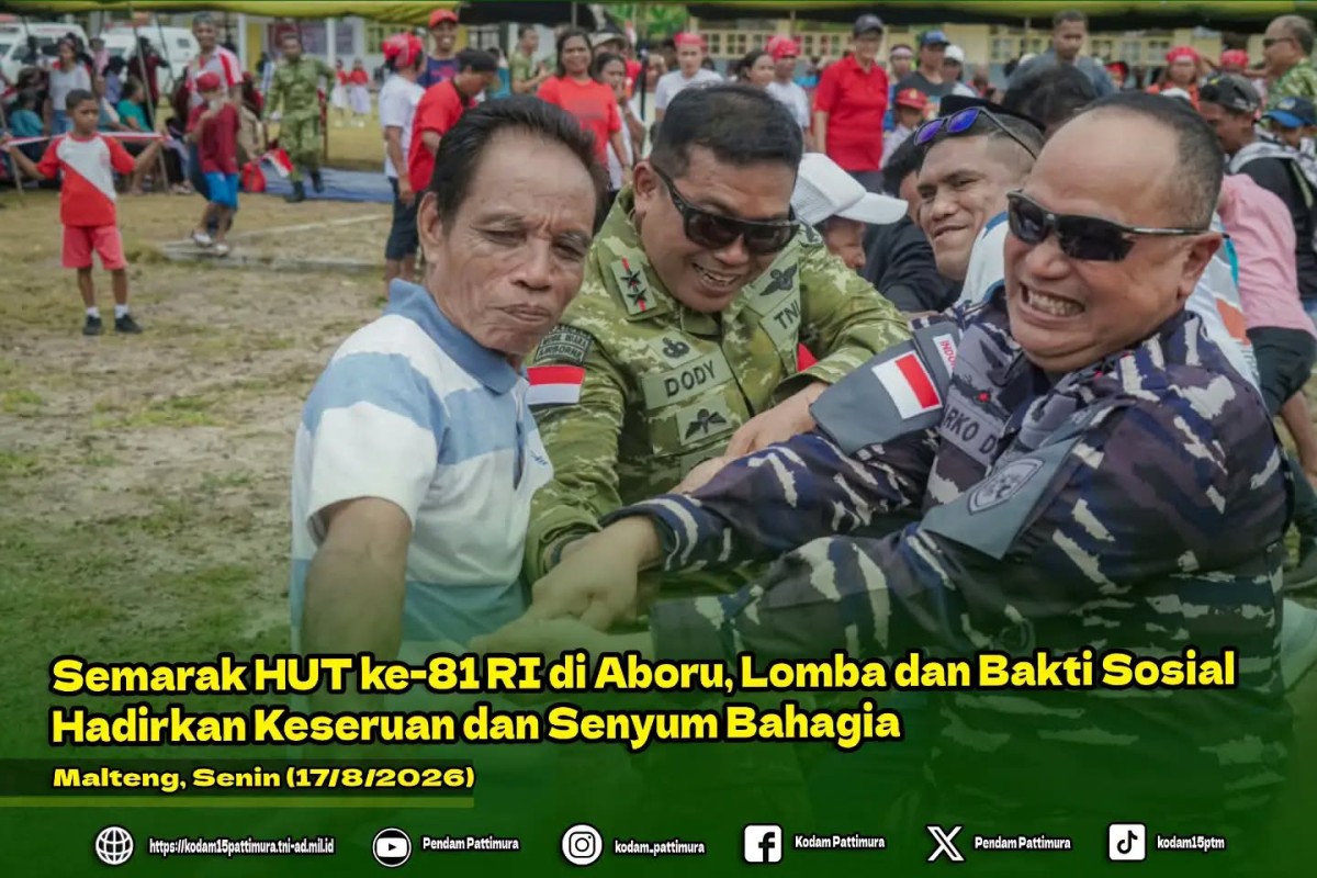 Semarak HUT ke-81 RI di Aboru, Lomba dan Bakti Sosial hadirkan keseruan dan senyum bahagia