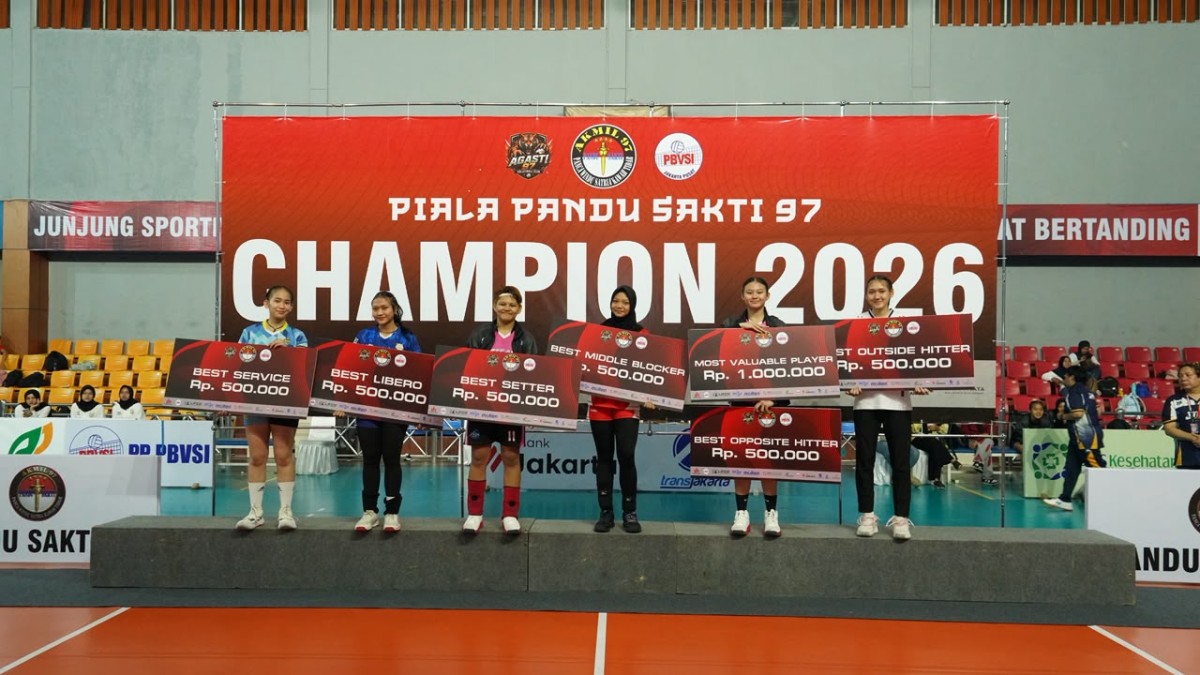 Turnamen Bola Voli Putri KU-2010 Piala Pandu Sakti 97 Resmi Ditutup, Lahirkan Talenta Muda Berprestasi
