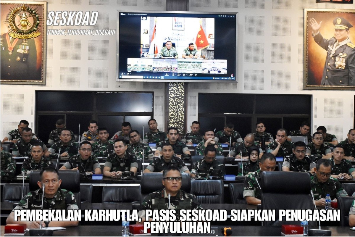 Pembekalan Karhutla, Pasis Seskoad Siapkan Penugasan Penyuluhan