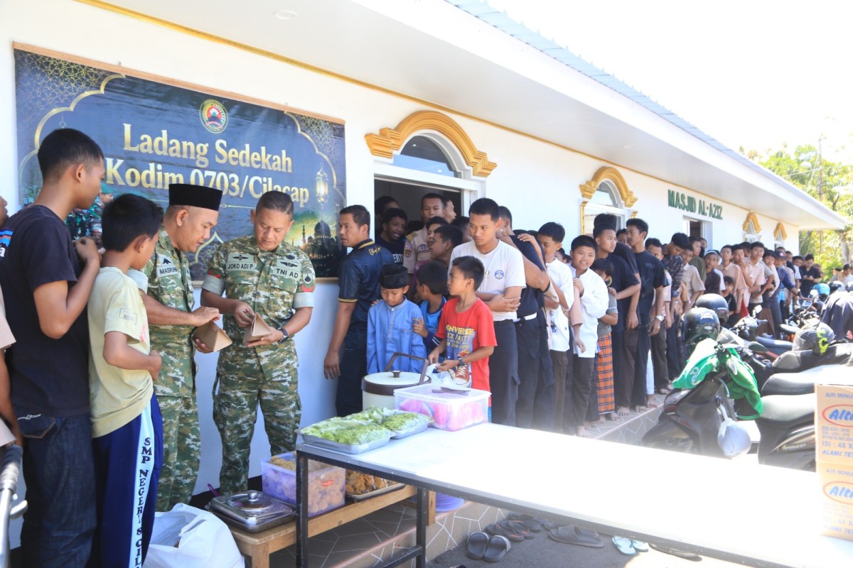 Ladang Sedekah Kodim 0703/Cilacap Jadi Sarana Ibadah Bersama, Berbagi dan Perkuat Komsos