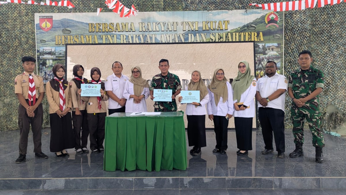 Kodim 0702/Purbalingga Galang Bantuan Untuk Korban Bencana Alam NTT