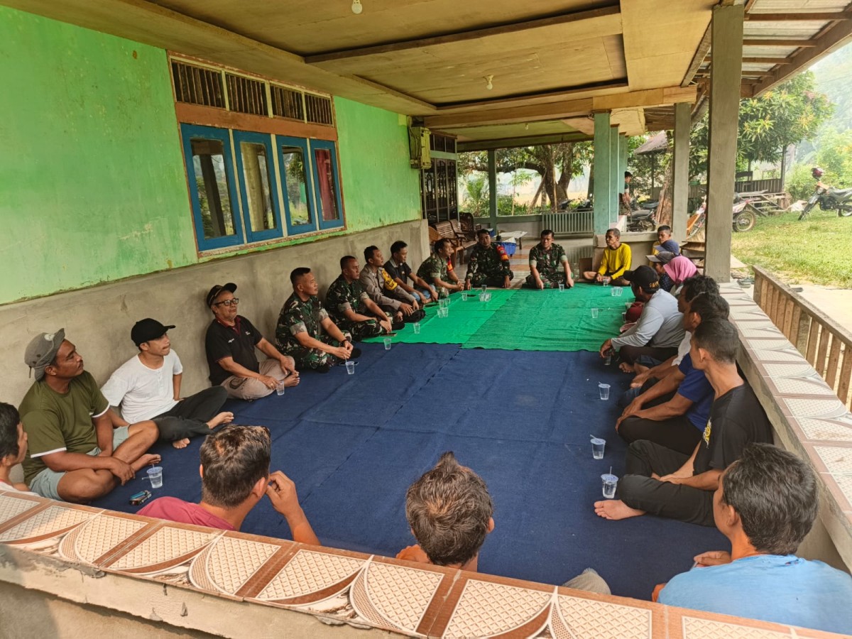 Garda Terdepan Cegah Bencana, Tim Satgas Karhutla dan Kodim 1209/Bengkayang Gencarkan Edukasi Warga