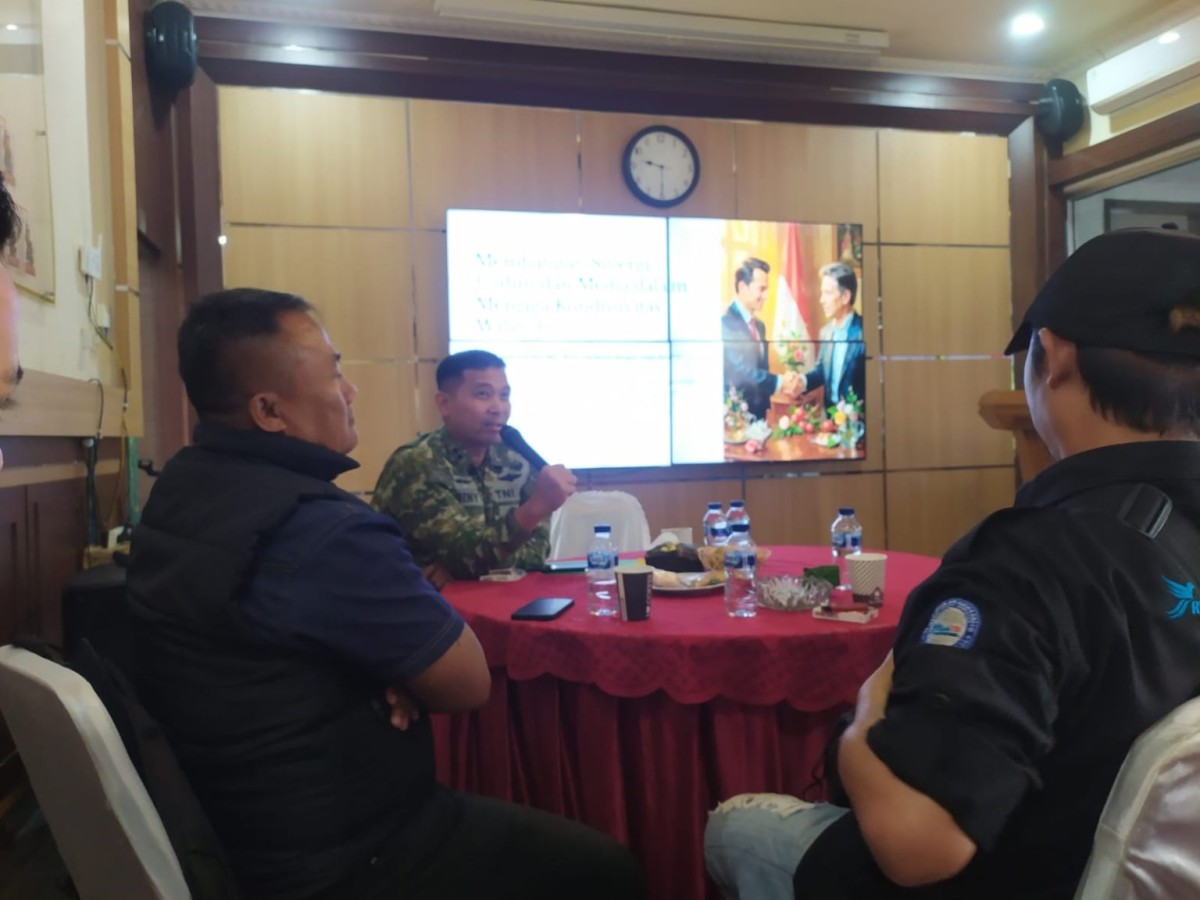 Perkuat Sinergitas Membangun Negeri, Dandim 0607/KS Ajak “Ngopi Bareng” Insan Media
