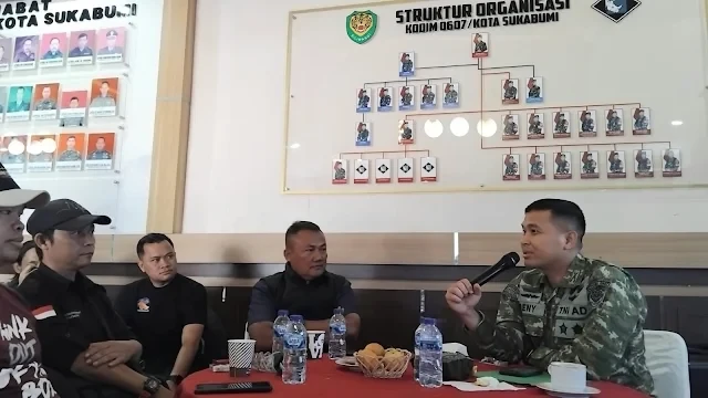 Dandim 0607/Kota Sukabumi Gelar Silaturahmi Bareng Wartawan, Bahas Peran Media dan Kondusivitas