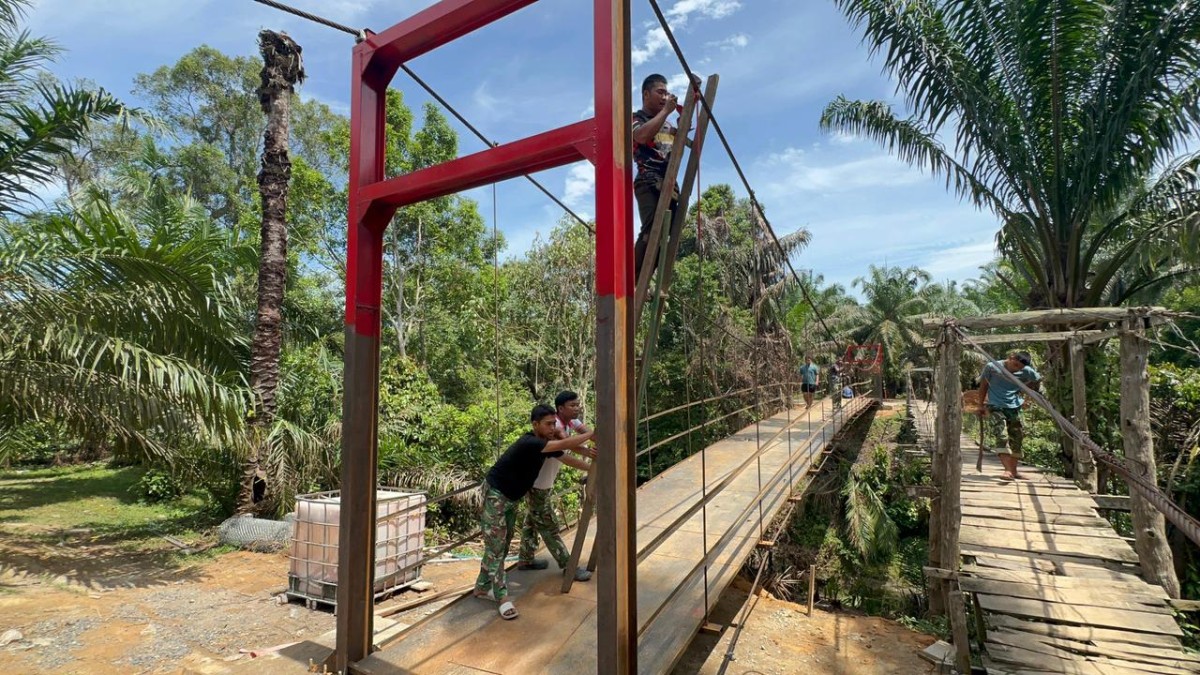 Warga Bolatan Segera Punya Jembatan Baru, Pembangunan Capai 73 Persen