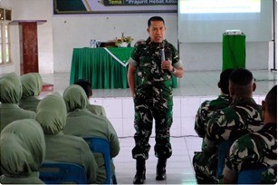 Perkuat Mental dan Ketahanan Keluarga, Kodim 0209/LB Gelar Ceramah Bintal Ideologi Bintaljarahdam I/BB
