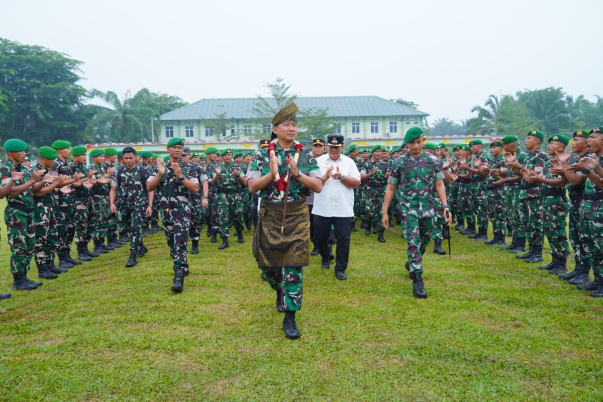Pangdam I/BB Kunjungi Yonif 126/Kala Cakti, Tekankan Disiplin dan Tanggung Jawab Prajurit