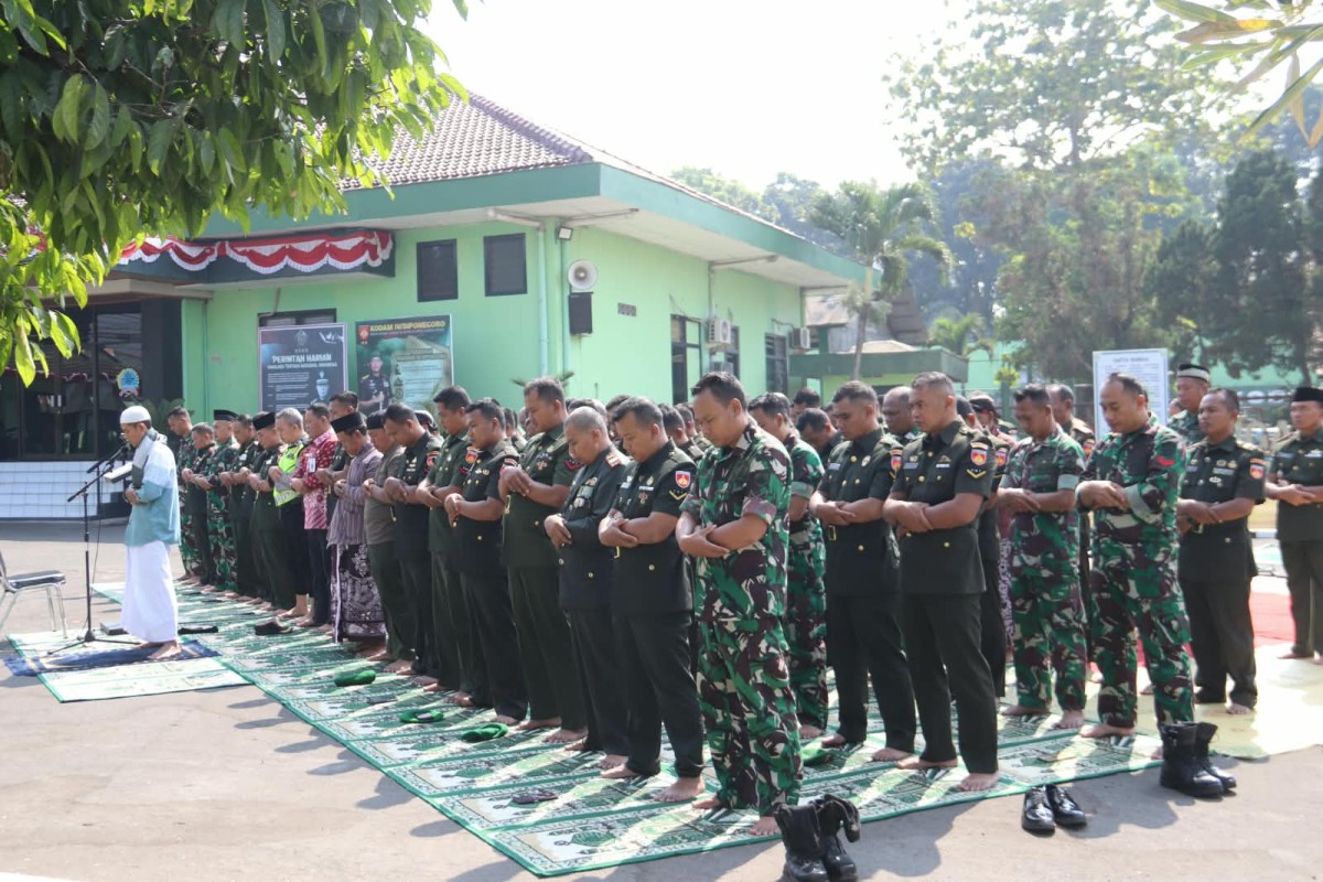 Kodim Sleman Gelar Salat Istiqa