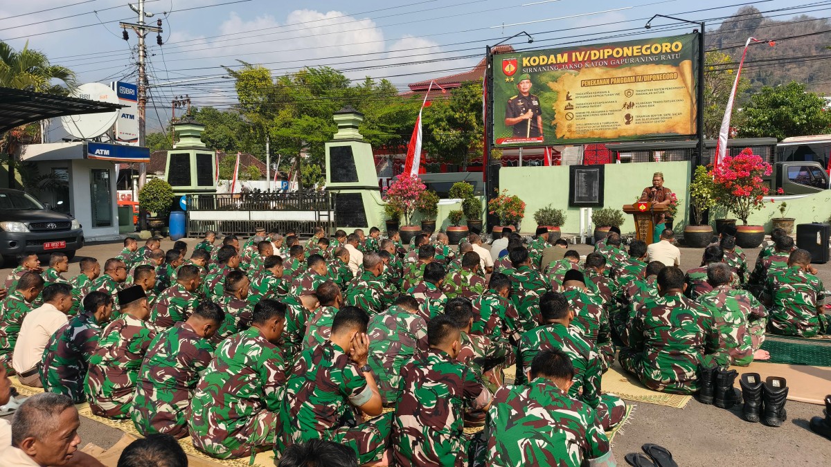 Kodim 0728/Wonogiri Gelar Salat Istisqa, Ikhtiar Bersama Memohon Hujan dan Keberkahan