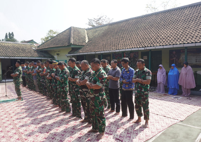Kodim 0731/Kulon Progo Laksanakan Sholat Istisqa