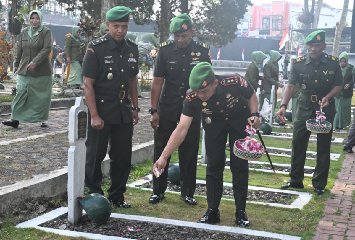 Kodim 0707/Wonosobo Gelar Ziarah Rombongan ke TMP Wiropati, Peringati HUT ke-64 Korem 072/Pamungkas