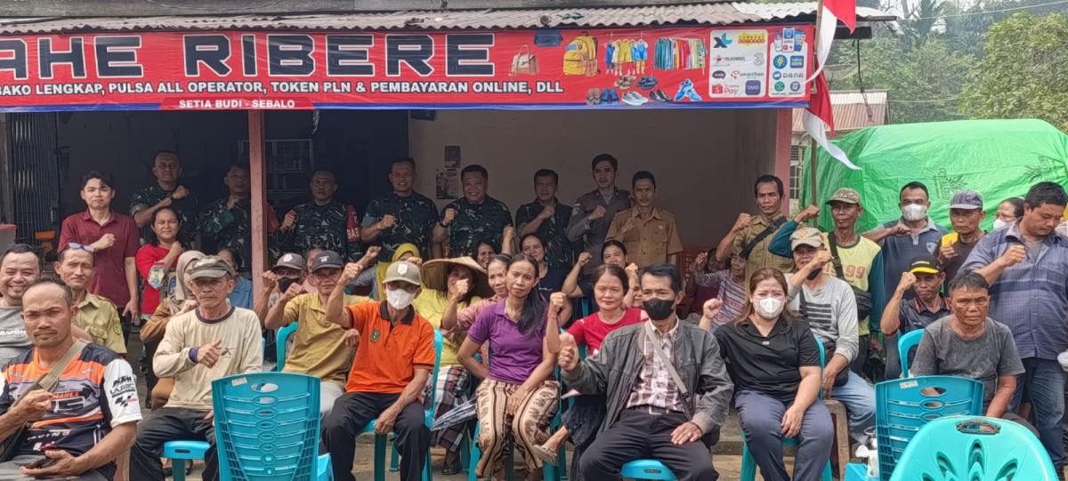 Cegah Karhutla Sejak Dini, Tim Satgas Sosialisasi Wilayah Kodim 1209/Bengkayang Turun Langsung Edukasi Warga
