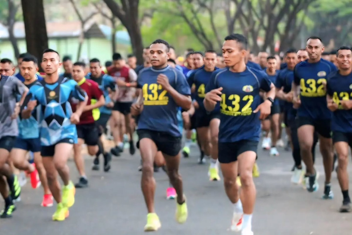 Brigif 3 Kostrad Tingkatkan Kebugaran dan Jiwa Korsa Prajurit melalui Lari 10K