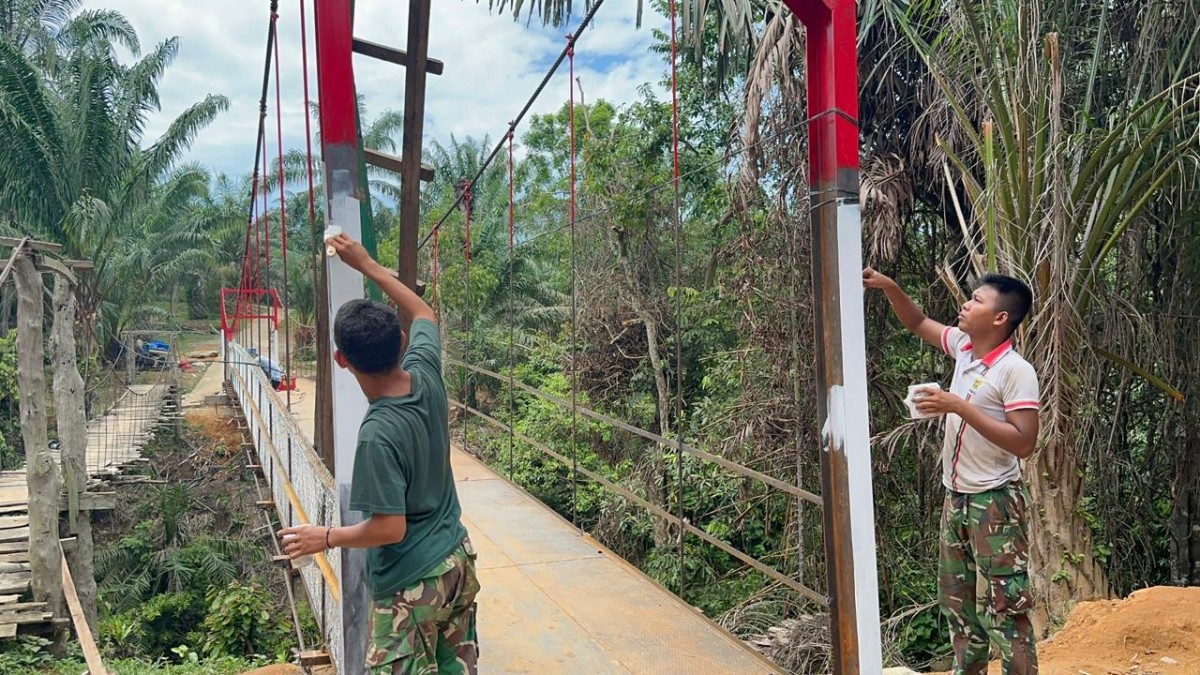 Jembatan Rusak Termakan Usia Dibangun, Akses Warga Paluta Segera Pulih
