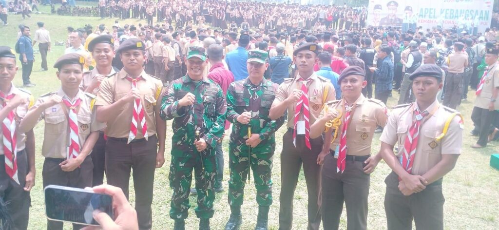 Dandim 0607 Hadiri Apel Akbar dan Kemah Nasional Pramuka PUI, Kapolri Tekankan Pentingnya Karakter Generasi Muda di Era Digital