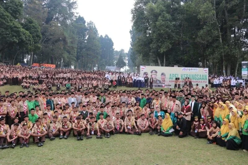 Dandim 0622 Hadiri Apel Akbar PUI 2026, Ribuan Generasi Muda Teguhkan Semangat Kebangsaan di Sukabumi