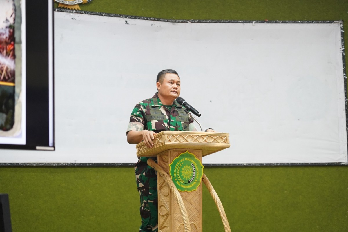 Mabesad Berikan Penyuluhan Karhutla kepada 315 Mahasiswa Baru UMPR
