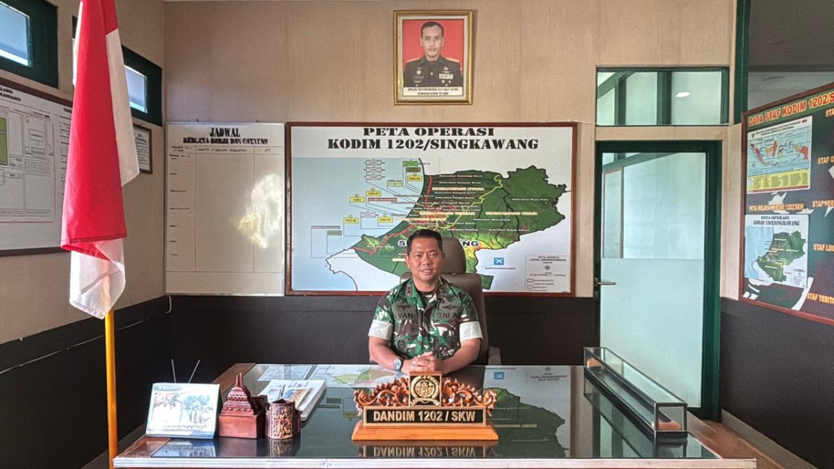 Hotspot Karhutla di Singkawang Menurun, Kerja Keras Kodim 1202/Skw Bersama Tim Gabungan Mulai Buahkan Hasil.