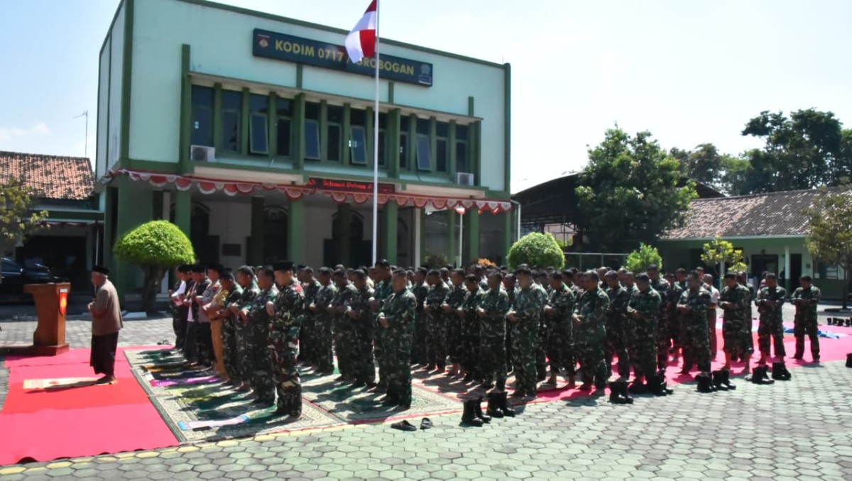 Kemarau Berkepanjangan, Kodim 0717/Grobogan Gelar Shalat Istisqa' Grobogan