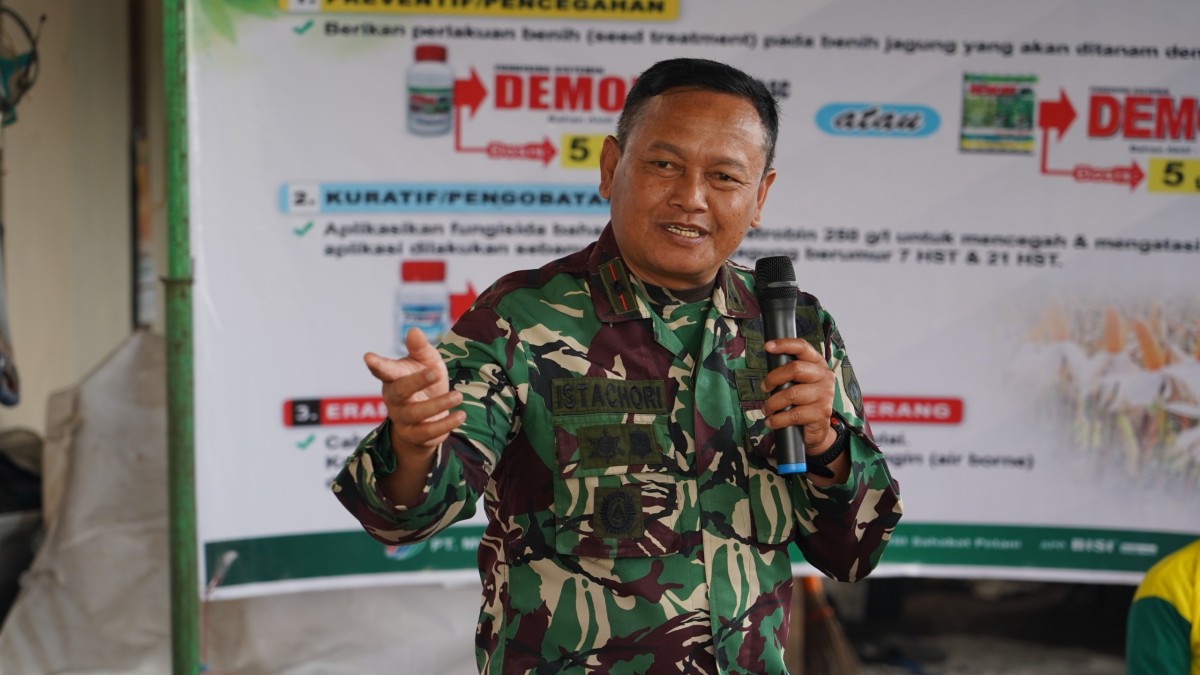 Cegah Karhutla, Pos Koramil 01/Kota Kodim 1016/Palangka Raya Sosialisasikan Pencegahan Karhutla kepada Kelompok Tani