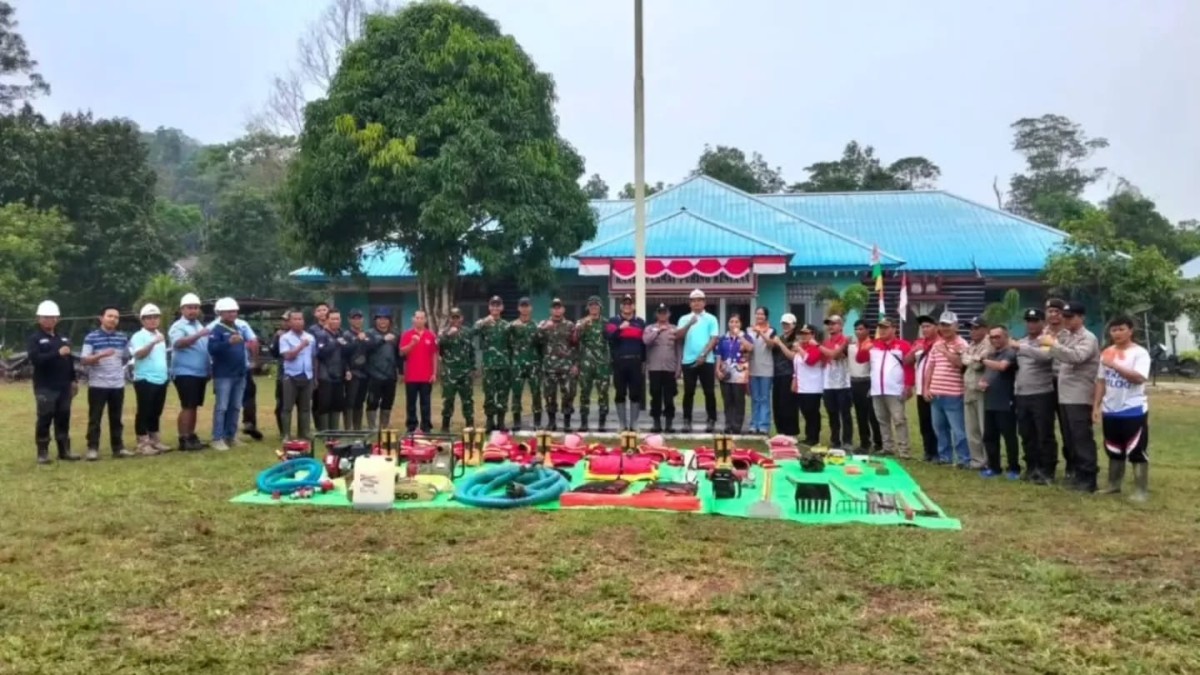 Tingkatkan Kesiapsiagaan Bencana, Pos Jaung Satgas Pamtas Yonarmed 13 Kostrad Gelar Apel Siaga Karhutla