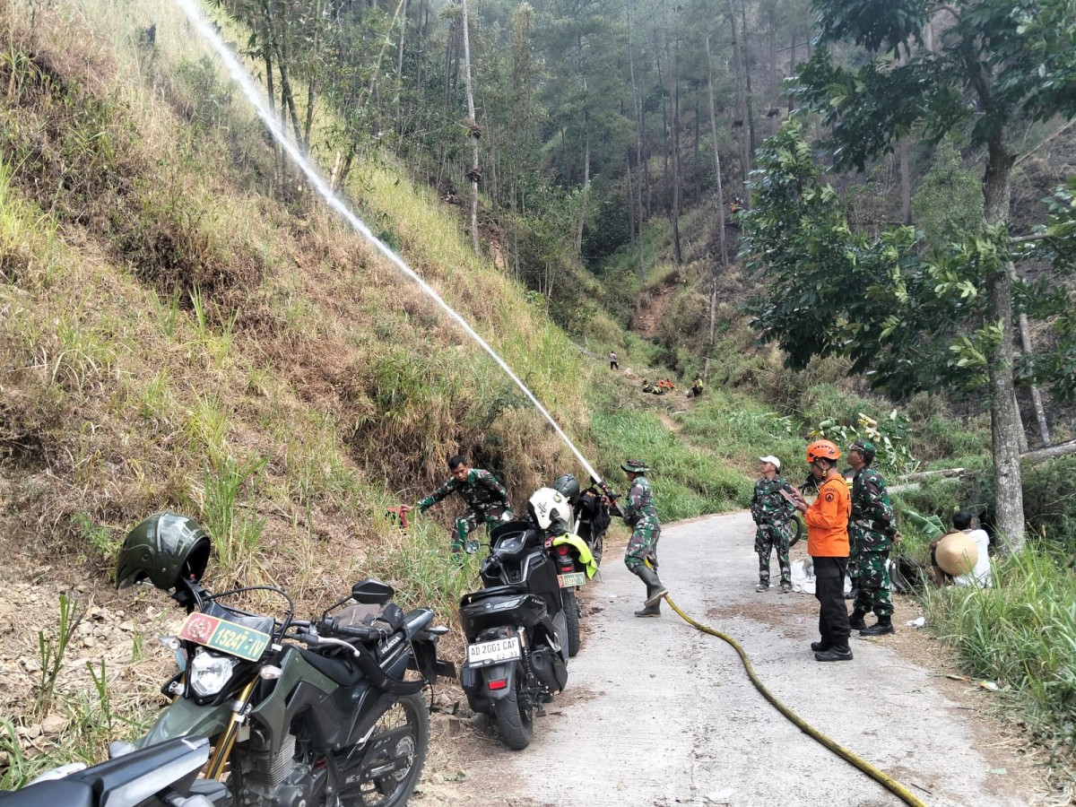 Tim Gabungan Gerak Cepat, Kebakaran Hutan 5 Hektar di Petungkriyono Pekalongan Berhasil Dipadamkan